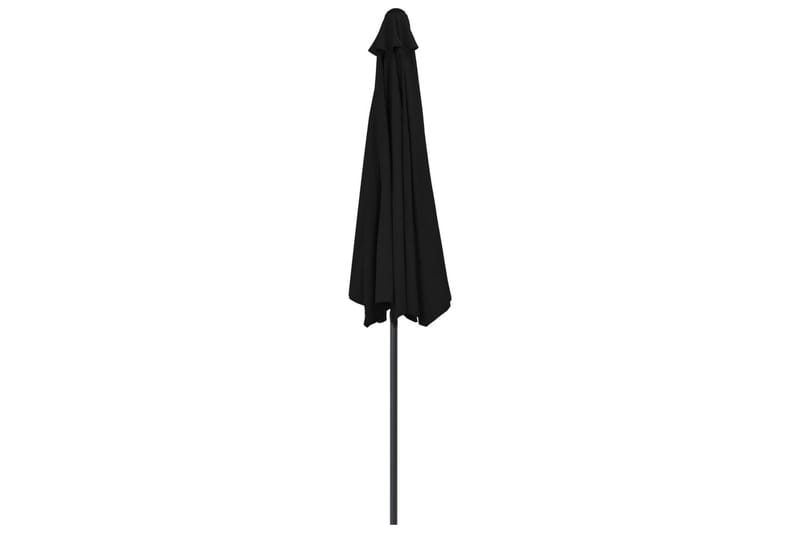 Altanparasol med aluminiumsstang 300x150x253 cm halv sort - Sort - Havemøbler - Solafskærmning - Parasoller