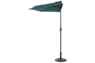 Carleton Parasol 100x100 cm - Grøn/Sort - Havemøbler - Solafskærmning - Parasoller - Balkonparasol