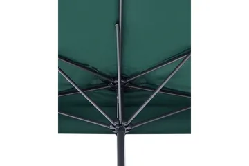 Carleton Parasol 100x100 cm - Grøn/Sort - Havemøbler - Solafskærmning - Parasoller - Balkonparasol