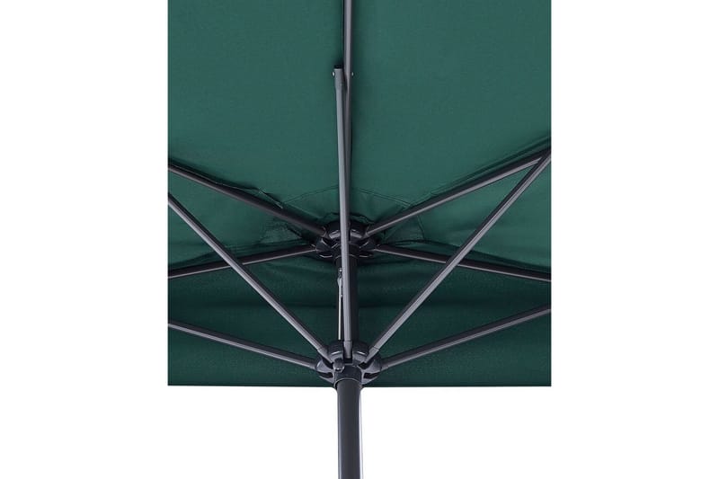 Carleton Parasol 100x100 cm - Grøn/Sort - Havemøbler - Solafskærmning - Parasoller - Balkonparasol