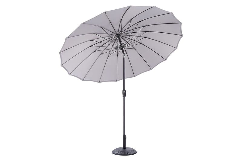 Faenza Parasol 255 cm - Sort/Grå - Havemøbler - Solafskærmning - Parasoller - Balkonparasol