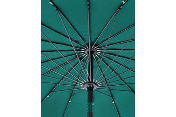 Faenza Parasol 255 cm - Grøn/Sort - Havemøbler - Solafskærmning - Parasoller - Balkonparasol
