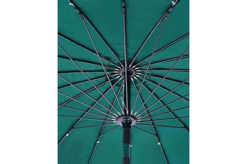 Faenza Parasol 255 cm - Grøn/Sort - Havemøbler - Solafskærmning - Parasoller - Balkonparasol
