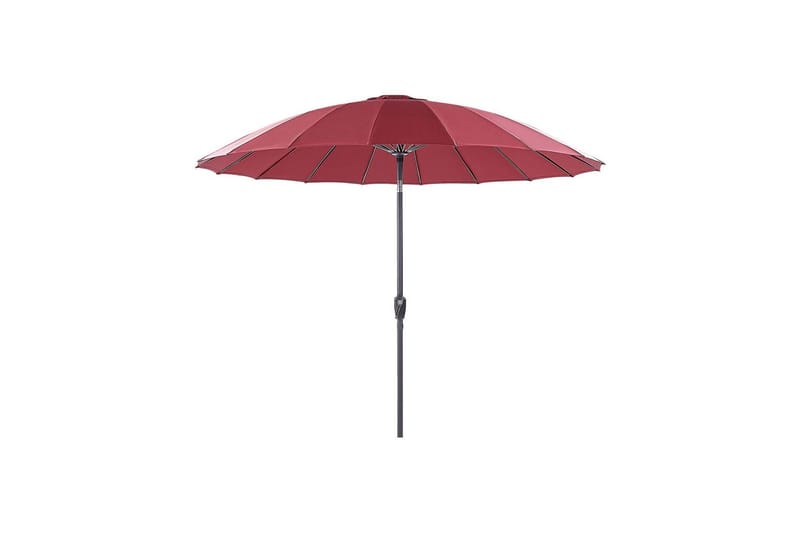 Faenza Parasol 255 cm, Rød/Sort