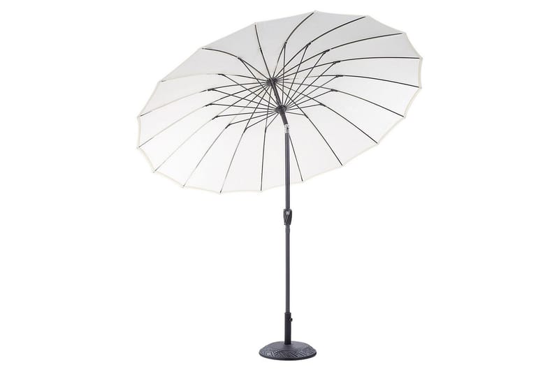 Faenza Parasol 255 cm - Beige/Sort - Havemøbler - Solafskærmning - Parasoller - Balkonparasol