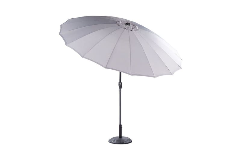 Faenza Parasol 255 cm - Sort/Grå - Havemøbler - Solafskærmning - Parasoller - Balkonparasol