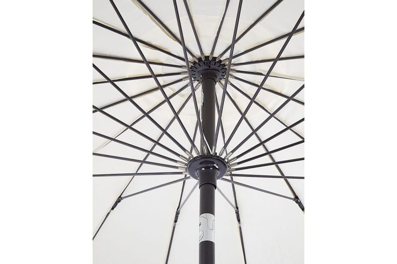 Faenza Parasol 255 cm - Beige/Sort - Havemøbler - Solafskærmning - Parasoller - Balkonparasol