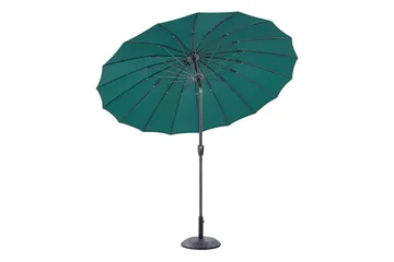 Faenza Parasol 255 cm - Grøn/Sort - Havemøbler - Solafskærmning - Parasoller - Balkonparasol