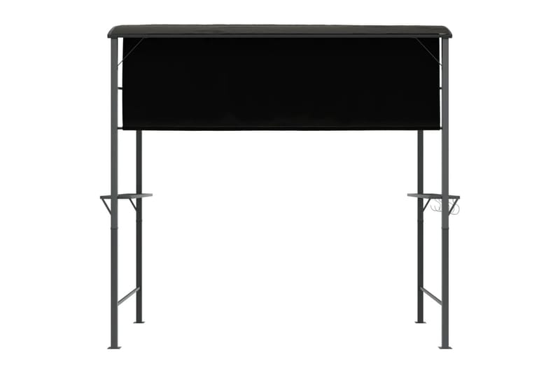 beBasic pavillon med tag 220x110x200 cm antracitgrå - Antracit - Havemøbler - Solafskærmning - Havepavilloner - Komplet pavillon
