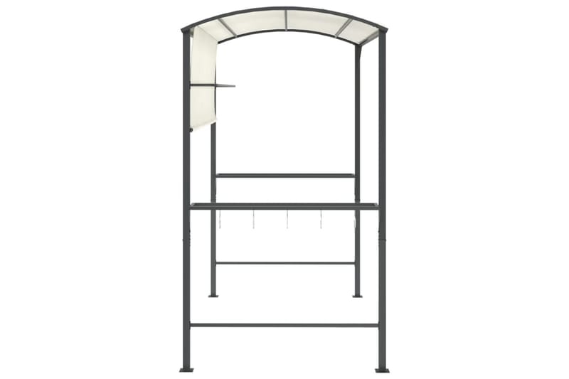 beBasic pavillon med tag 220x110x200 cm cremefarvet - Creme - Havemøbler - Solafskærmning - Havepavilloner - Komplet pavillon
