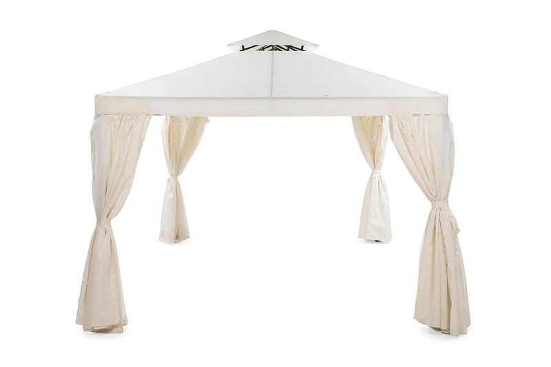 Bermuda komplet pavillon inkl. tag og vægge 3x4 m – Offwhite - Havemøbler - Solafskærmning - Havepavilloner - Komplet pavillon