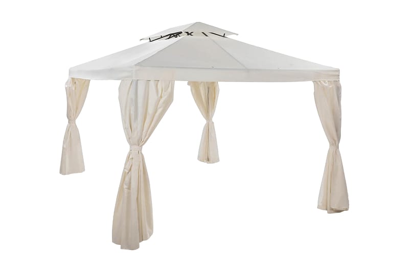 Bermuda komplet pavillon inkl. tag og vægge 3x4 m – Offwhite, undefined