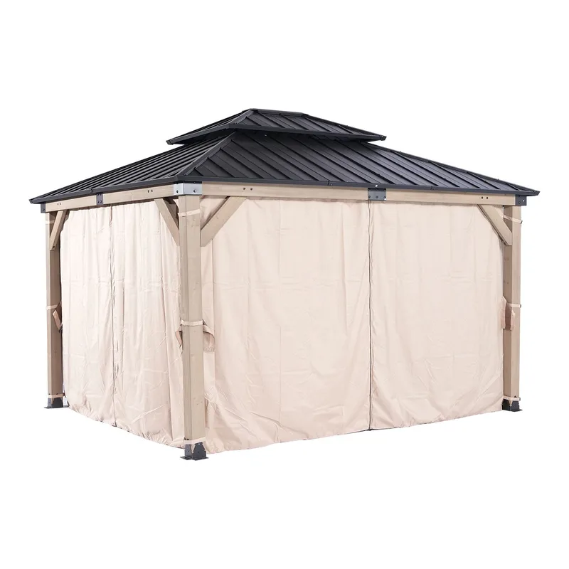 Gardiner til pavillon HOME4YOU Cedar 3,36x3,9 m, undefined