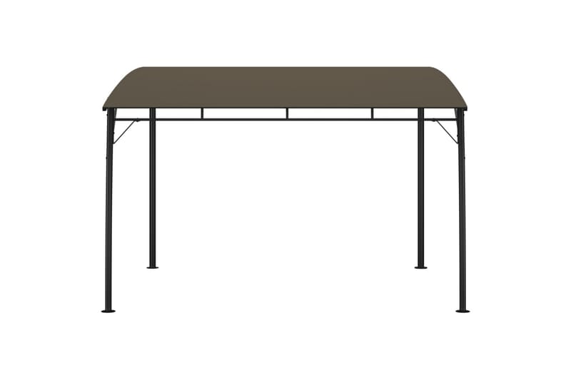 havemarkise 3x3x2,25 m gråbrun - Gråbrun - Komplet pavillon