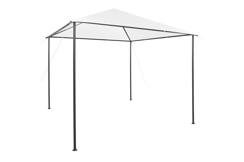 Havepavillon 3x3x2,7 m 180 g/m² hvid - Hvid - Havemøbler - Solafskærmning - Havepavilloner