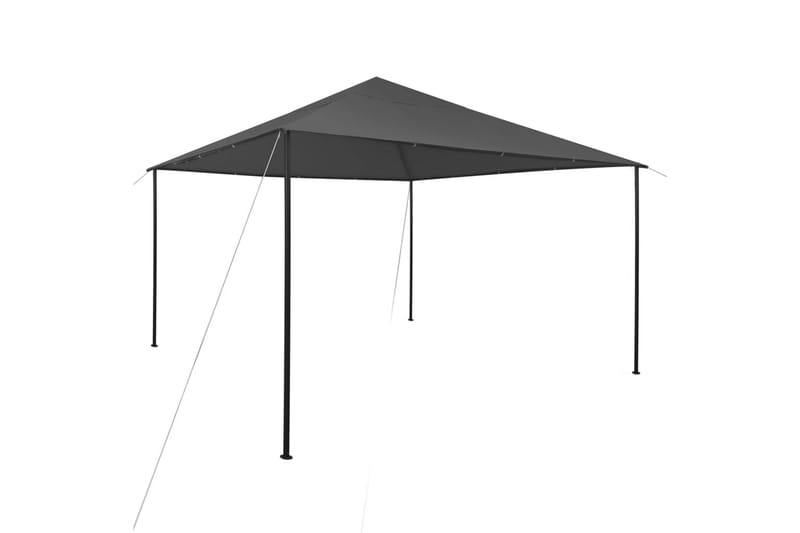 Havepavillon 4x4x2,7 m 180 g/m² antracitgrå - Antracit - Havemøbler - Solafskærmning - Havepavilloner