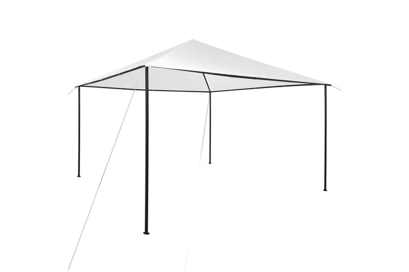 Havepavillon 4x4x2,7 m 180 g/m² hvid - Hvid - Havemøbler - Solafskærmning - Havepavilloner