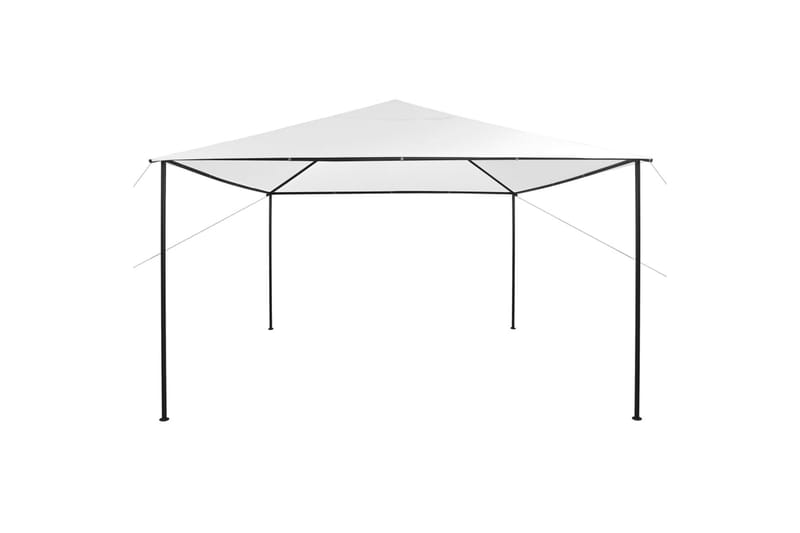 Havepavillon 4x4x2,7 m 180 g/m² hvid - Hvid - Havepavilloner - Pavillon med tag - Grilltelt