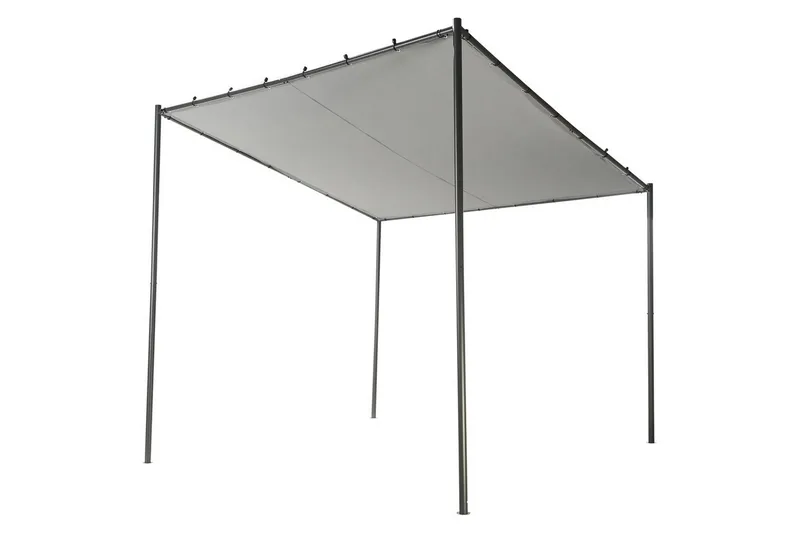 Havepergola Vimino - Grå - Havemøbler - Solafskærmning - Pergola