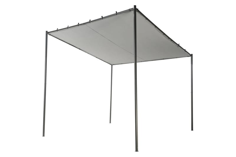 Havepergola Vimino - Grå - Havemøbler - Solafskærmning - Havepavilloner - Komplet pavillon