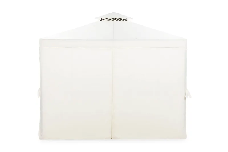 Bermuda komplet pavillon inkl. tag og vægge 3x3 m - Offwhite - Havemøbler - Solafskærmning - Havepavilloner - Komplet pavillon