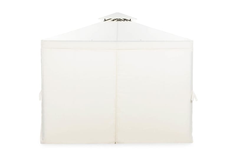 Bermuda Komplet Pavillon 3x4 m - Ink Vægge og Net Naturhvid - Havemøbler - Solafskærmning - Havepavilloner - Komplet pavillon