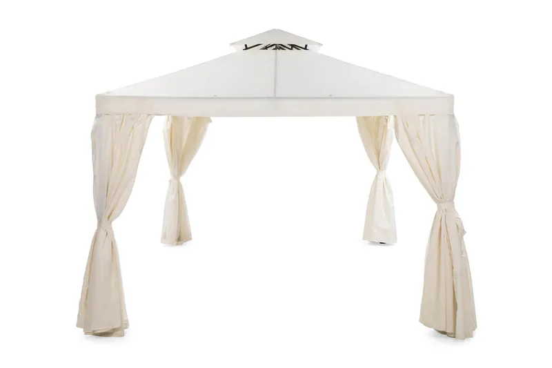 Bermuda Komplet Pavillon 3x3 m - Naturhvid - Havemøbler - Solafskærmning - Havepavilloner - Komplet pavillon