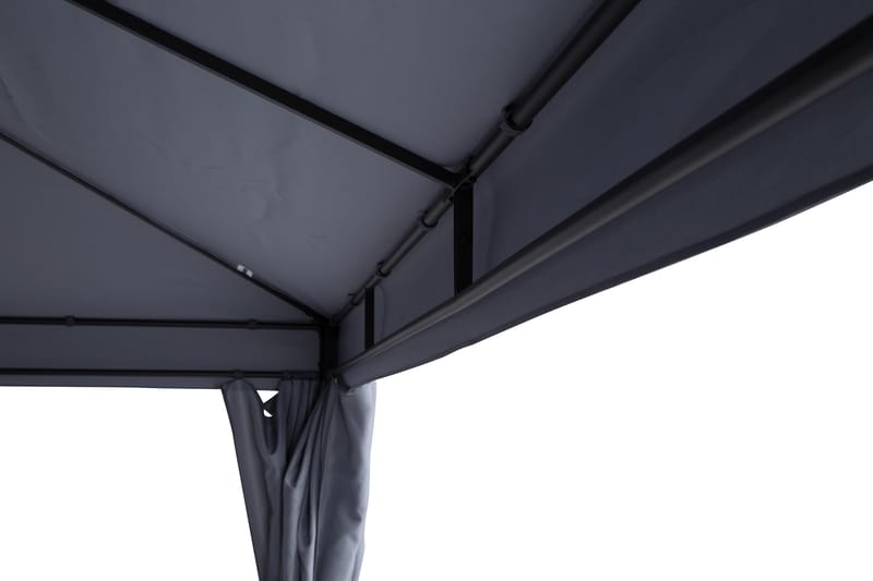 Bermuda Pavillonpakke 3x4 m inkl Pavillon vægge - /Lysegrå - Havemøbler - Solafskærmning - Havepavilloner - Komplet pavillon