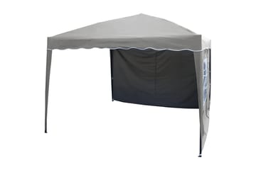 Easy up Pavillon 295x295 cm Hvid/brun