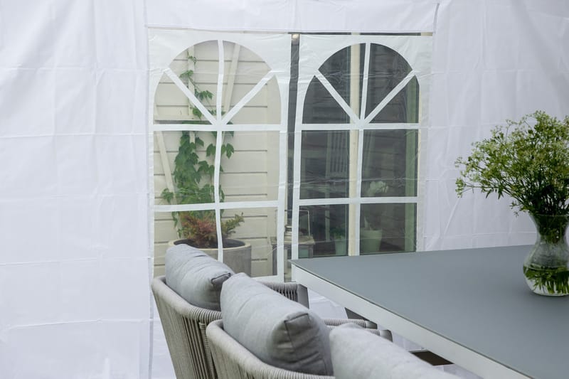 Easy Up Pavillon 295x295 cm - Hvid - Havemøbler - Solafskærmning - Havepavilloner - Komplet pavillon