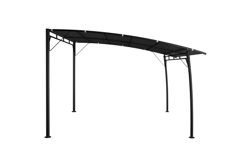 Fritstående Havemarkise 3X3X2,25 M Antracitgrå - Havemøbler - Solafskærmning - Havepavilloner - Komplet pavillon