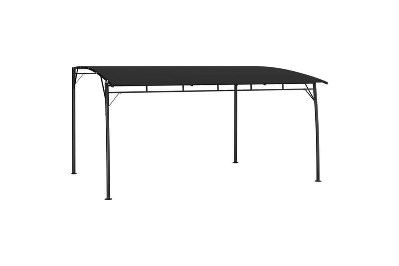 Fritstående Havemarkise 4X3X2,25 M Antracitgrå - Havemøbler - Solafskærmning - Havepavilloner - Komplet pavillon
