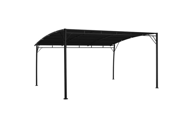 Fritstående Havemarkise 4X3X2,25 M Antracitgrå - Havemøbler - Solafskærmning - Havepavilloner - Komplet pavillon