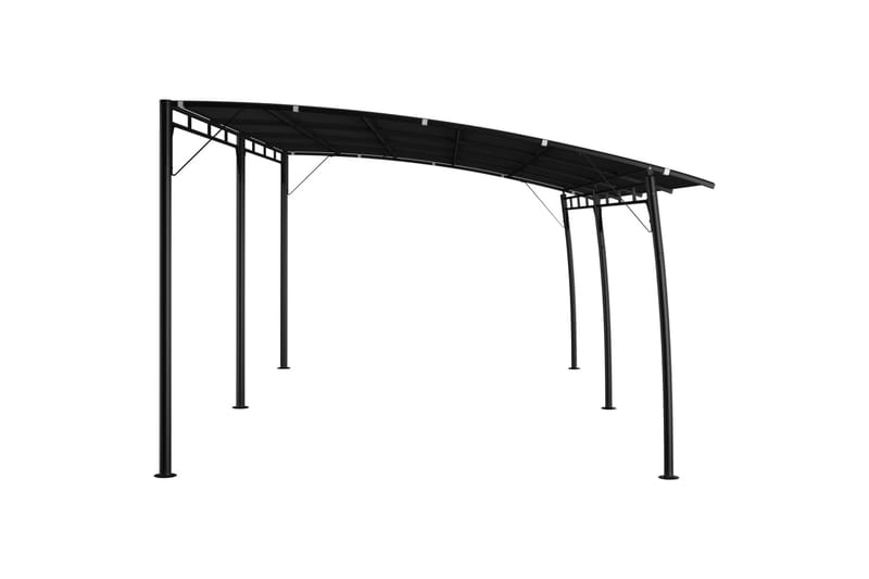 Fritstående Havemarkise 6X3X2,25 M Antracitgrå - Havemøbler - Solafskærmning - Havepavilloner - Komplet pavillon