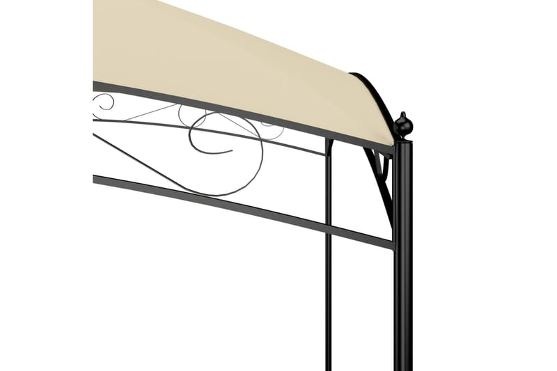 havepavillon 3x4x2,65 180 g/m² cremefarvet - Creme - Havemøbler - Solafskærmning - Havepavilloner - Komplet pavillon