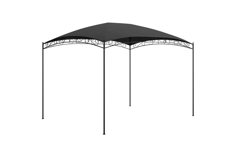havepavillon 3x4x2,65 m 180 g/m² antracitgrå - Antracit - Havemøbler - Solafskærmning - Havepavilloner - Komplet pavillon