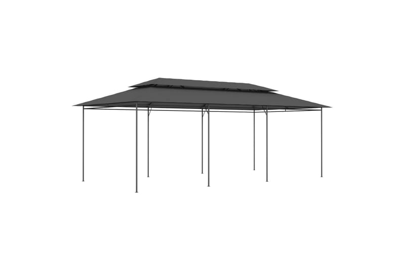 Havepavillon 600x298x270 cm Antracitgrå - Grå - Havemøbler - Solafskærmning - Havepavilloner - Komplet pavillon