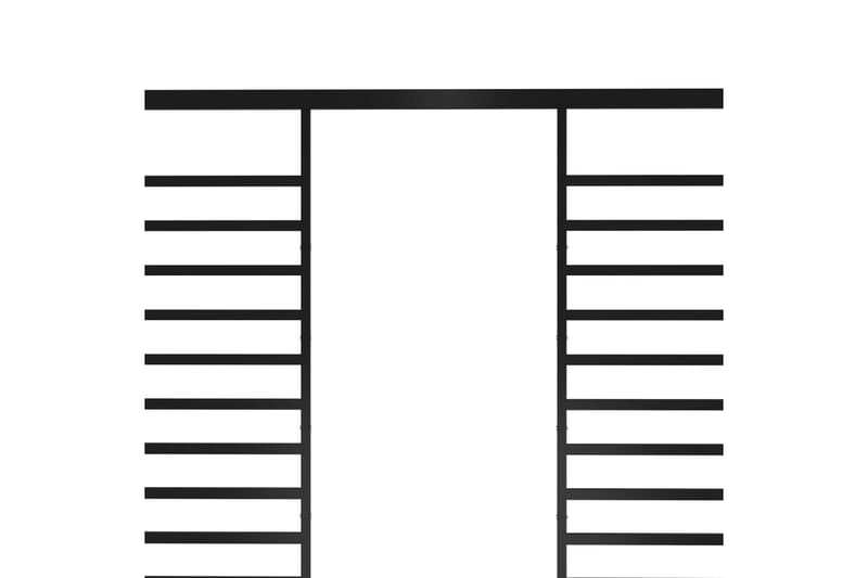 havepavillon med udtrækkeligt tag 4x3x2,3 m 180 g/m² - Antracit - Komplet pavillon