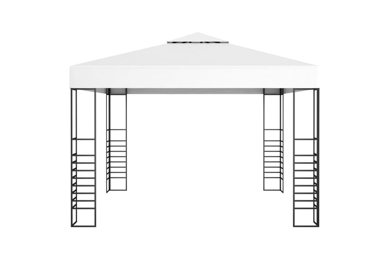Havetelt 3x3 m Hvid - Hvid - Havemøbler - Solafskærmning - Havepavilloner - Komplet pavillon