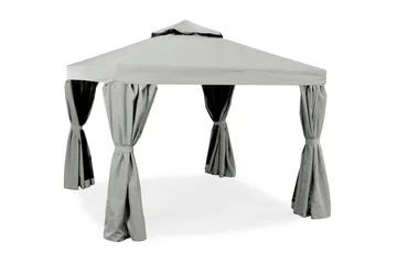 Hillerstorp Luxor pavillon 300x300 cm grå