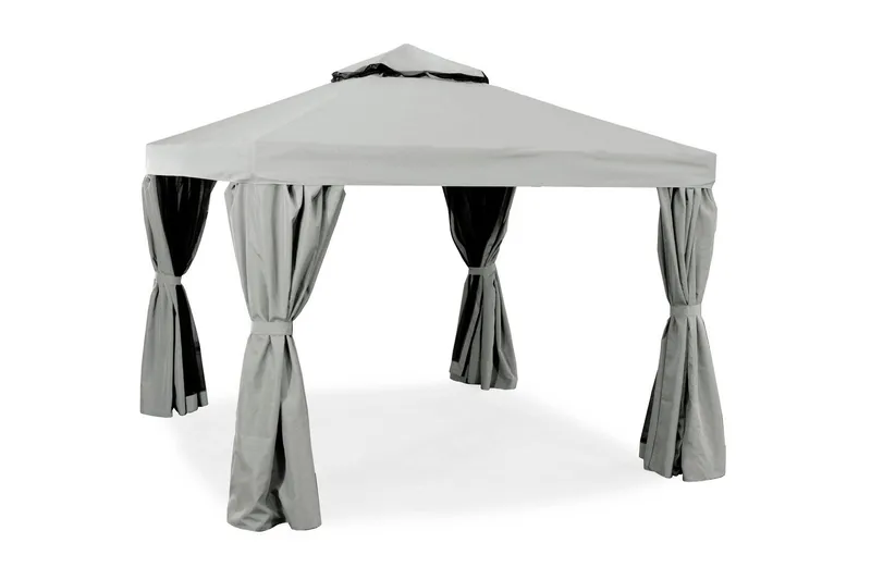 Hillerstorp Luxor pavillon 300x300 cm grå, Hillerstorp