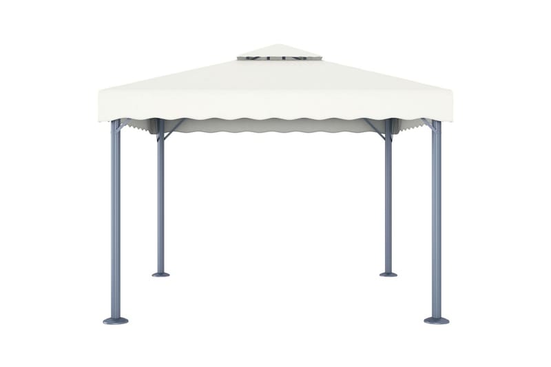 pavillon 300 x 300 cm cremefarvet - Creme - Havemøbler - Solafskærmning - Havepavilloner - Komplet pavillon