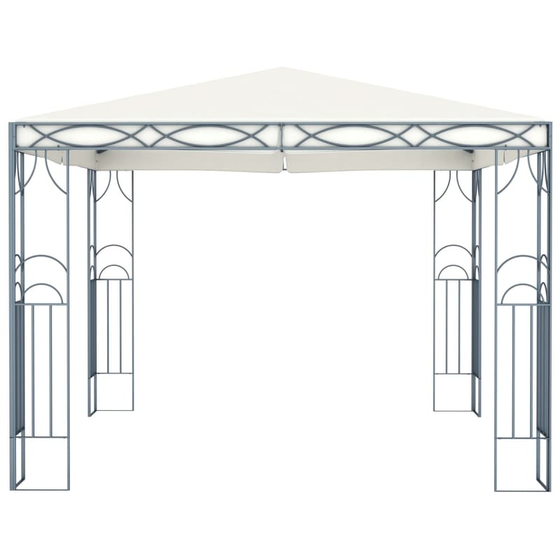 pavillon 300 x 300 cm cremefarvet - Creme - Komplet pavillon