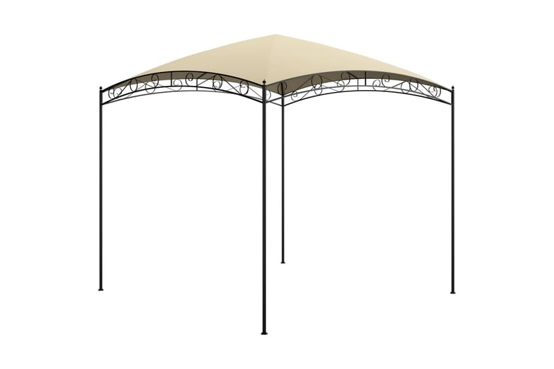 pavillon 3x3x2,65 cm 180 g/m² cremefarvet - Creme - Komplet pavillon