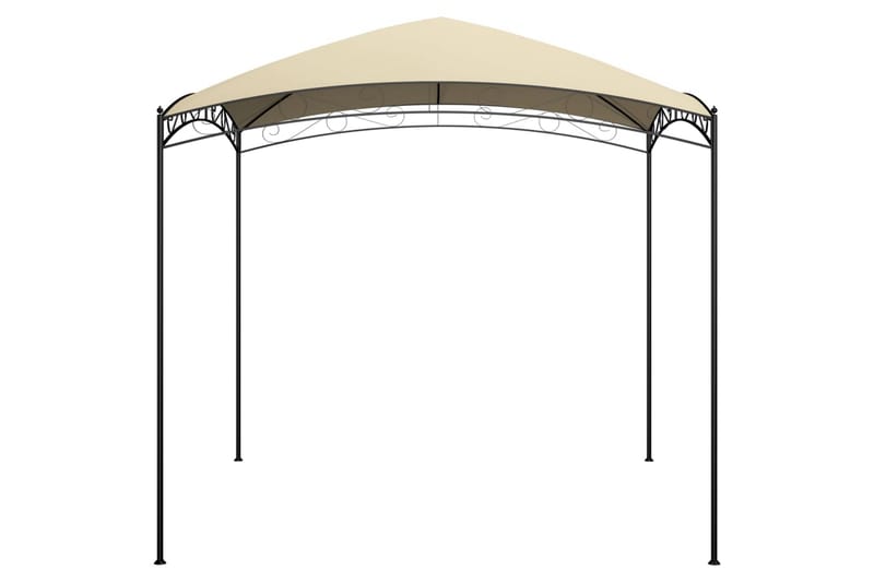 pavillon 3x3x2,65 cm 180 g/m² cremefarvet - Creme - Havemøbler - Solafskærmning - Havepavilloner - Komplet pavillon