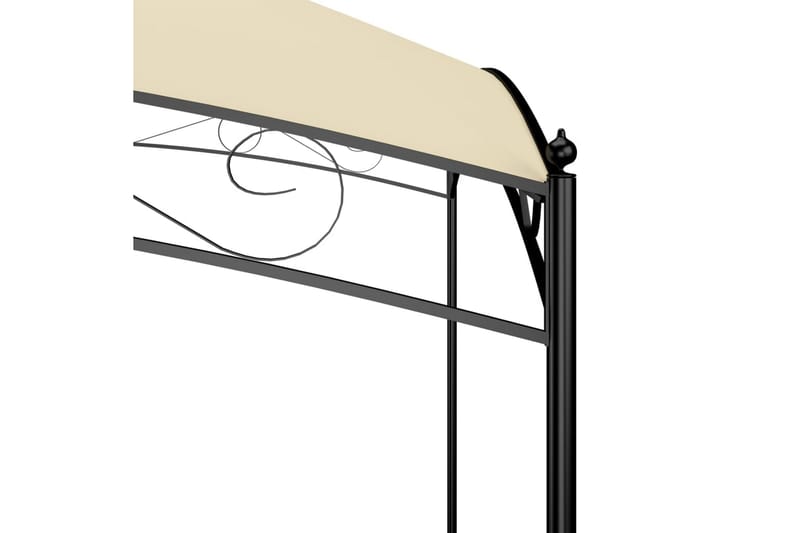 pavillon 3x3x2,65 cm 180 g/m² cremefarvet - Creme - Havemøbler - Solafskærmning - Havepavilloner - Komplet pavillon