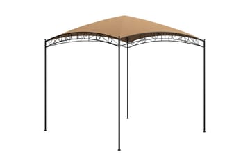 pavillon 3x3x2,65 cm 180 g/m² gråbrun - Gråbrun - Havemøbler - Solafskærmning - Havepavilloner - Komplet pavillon