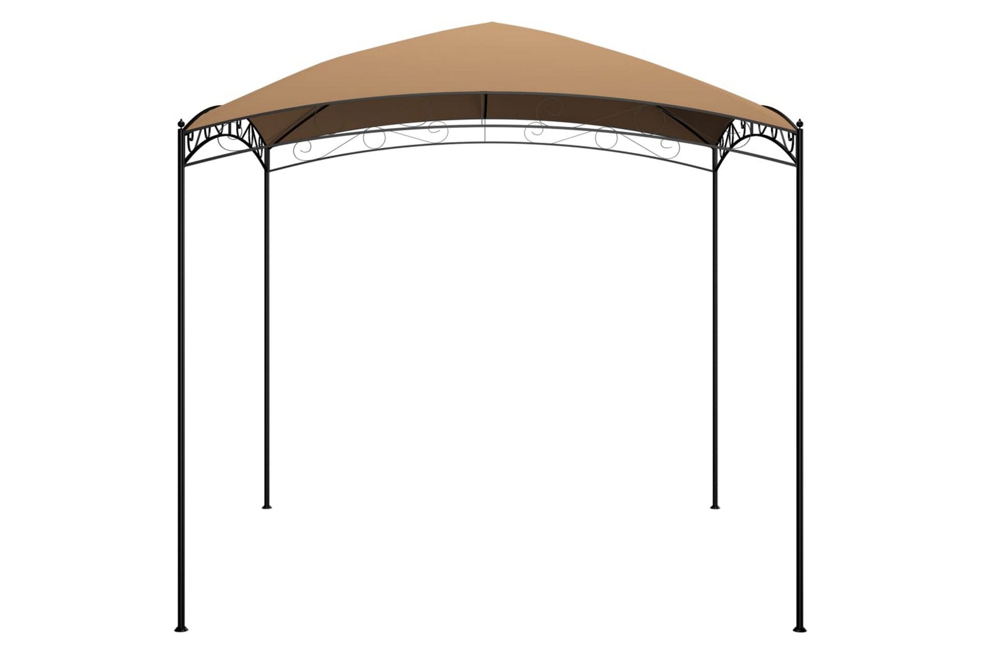 pavillon 3x3x2,65 cm 180 g/m² gråbrun - Gråbrun - Havemøbler - Solafskærmning - Havepavilloner - Komplet pavillon
