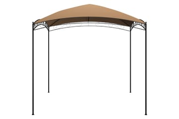 pavillon 3x3x2,65 cm 180 g/m² gråbrun - Gråbrun - Havemøbler - Solafskærmning - Havepavilloner - Komplet pavillon