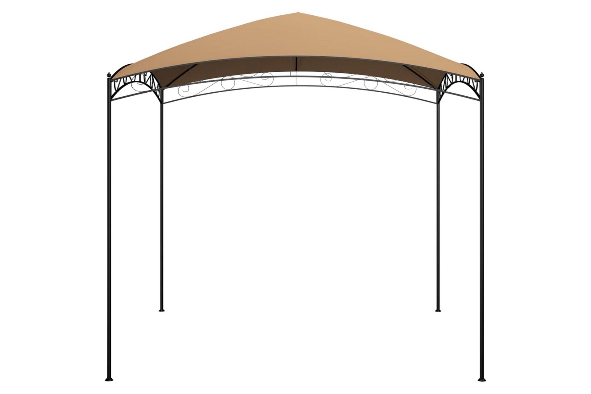 pavillon 3x3x2,65 cm 180 g/m² gråbrun - Gråbrun - Havemøbler - Solafskærmning - Havepavilloner - Komplet pavillon